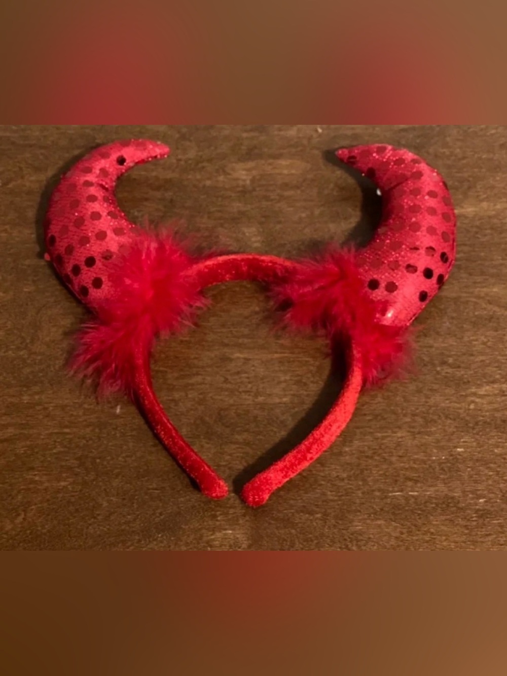 Red Devil Horn Headband Costume Accessory